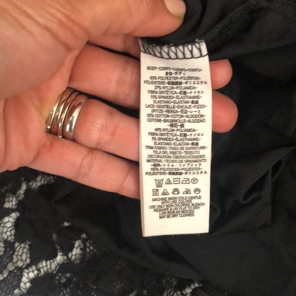 Free People velour flowers and lace dress - Picture 5 of 6